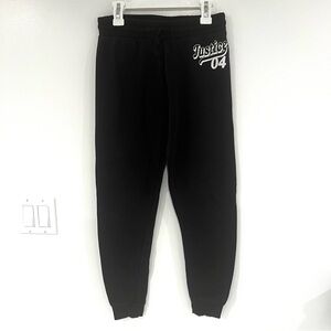 Justice Girls’ Black Sweatpants Sz L (12/14)